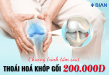 TẦM SOÁT THOÁI HÓA KHỚP GỐI CHỈ 200K – CƠ HỘI VÀNG TẠI TRUNG TÂM CHẤN THƯƠNG CHỈNH HÌNH BIAN